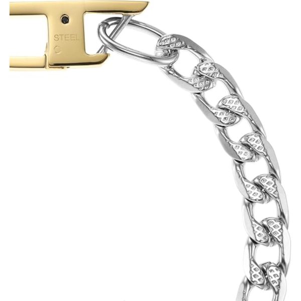 Diesel Stainless Steel Chain Bracelet for Men DX1338040 - Image 4