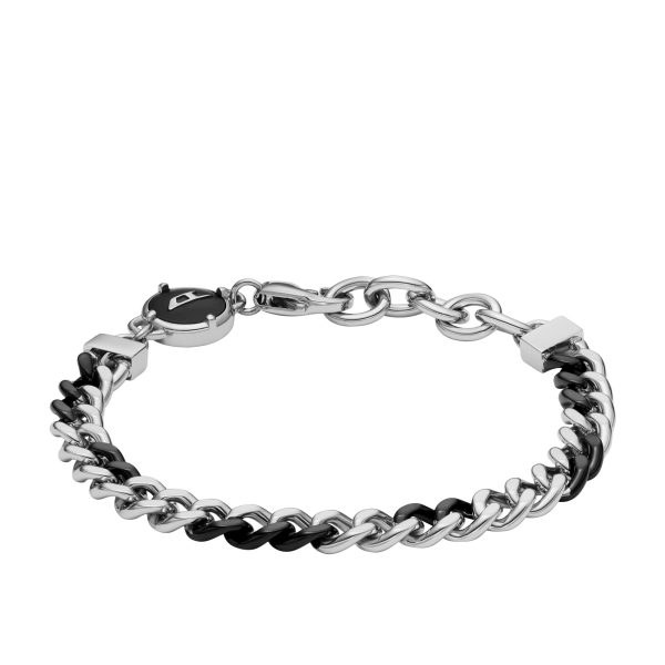 Diesel Two-Tone Stainless Steel Chain Unisex Bracelet DX1498931