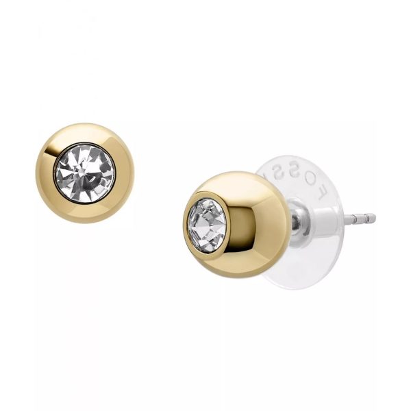 Fossil Bright Baubles Gold-Tone Brass Stud Women's Earrings  JA7251710