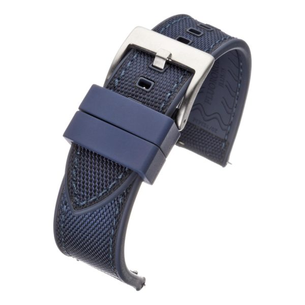 LBS Navy Premium Sailcloth Hybrid Men's Watch Strap WS206/20