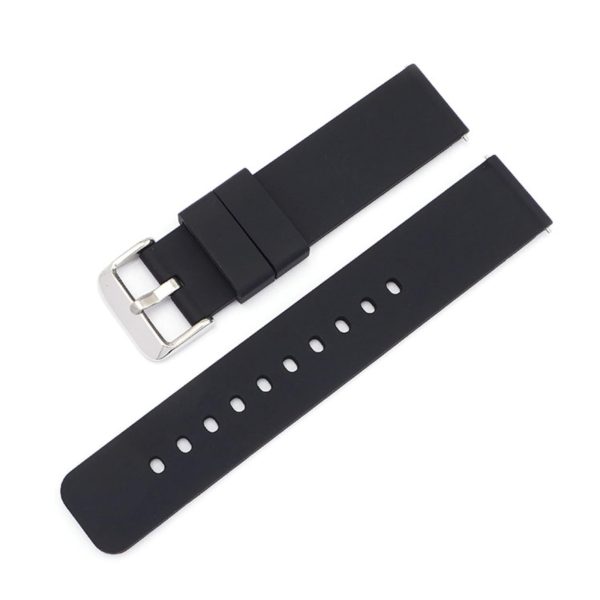 LBS Black Silicone QR Men's Watch Strap 857/18