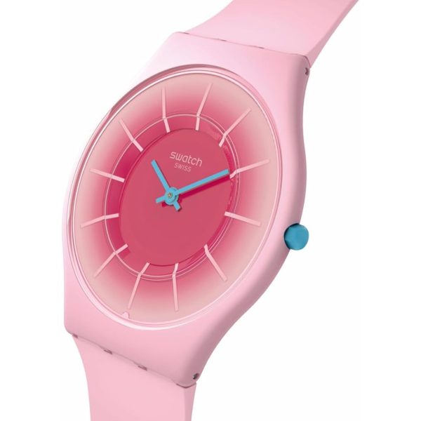 Swatch Radiantly Pink Women’s Quartz Pink Dial Unisex Watch SS08P110 - Image 3