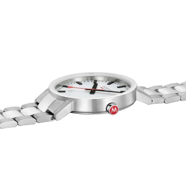 Mondaine Classic Stainless Steel Strap White Dial Unisex Watch A660.30360.11SBJ - Image 2